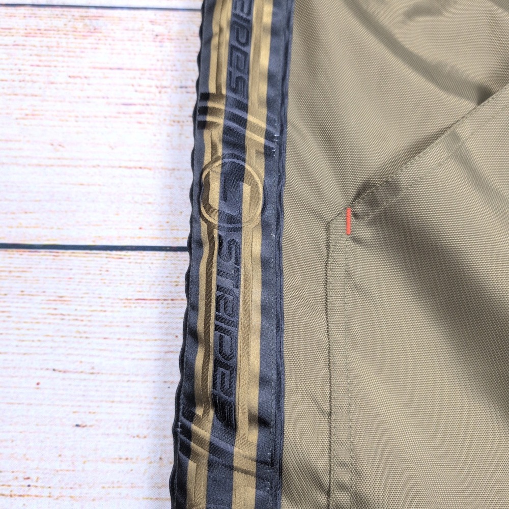 Vintage 90s /‎ Y2k Adidas Mens Full Zip Windbreaker Olive Jacket  Large L - Picture 4 of 8